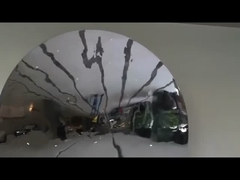 Sculptuur van roestvrij staal