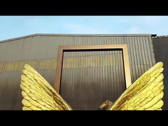 Sculptuur van roestvrij staal